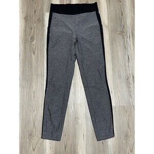 Lululemon Womens Size 8 Box It Out Leggings Pants Black Gray Pockets Luxtreme